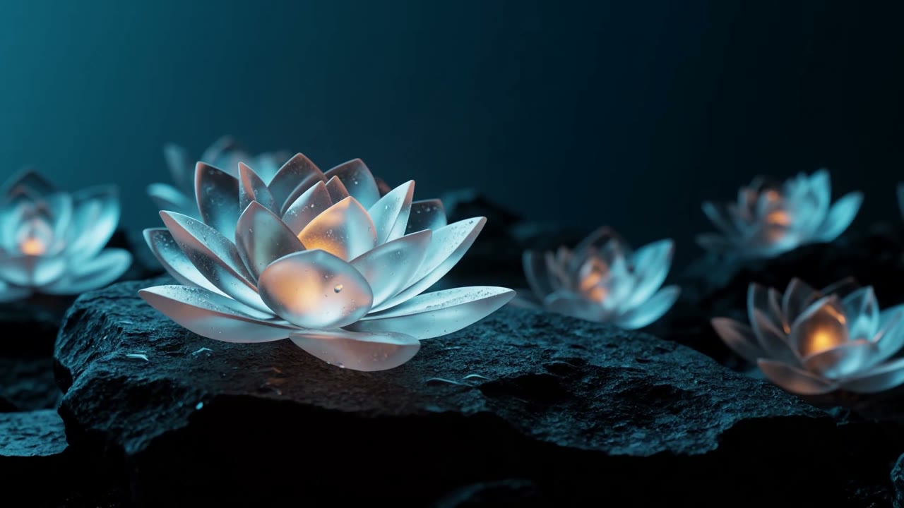 Glass Garden Awakening MiniMax H3 text-to-video validation poster